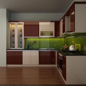 28.bet bếp gỗ lượn chữ L TB19