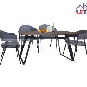 Bộ bàn ăn khung thép 28.bet B64