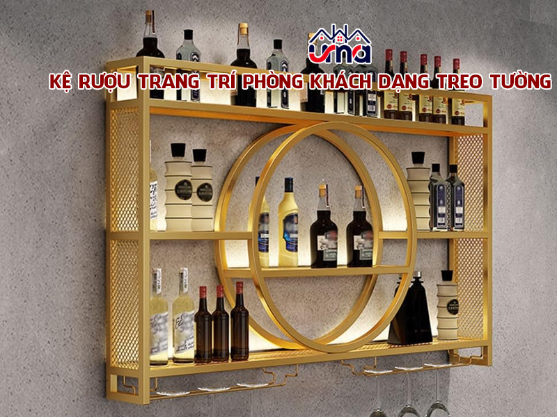 ke-ruou-trang-tri-phong-khach-dang-treo-tuong