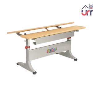 ban-hoc-sinh-chan-thep-mat-go-bhs005