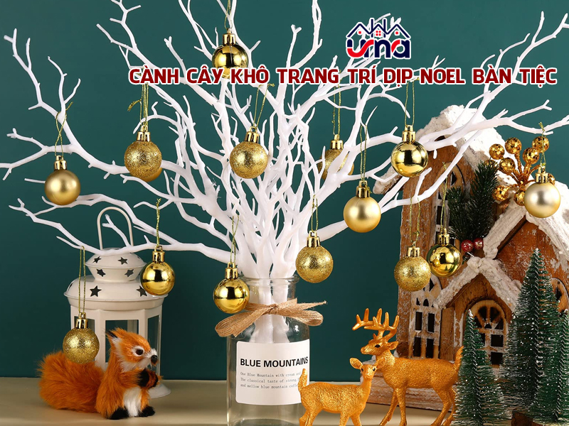 canh-cay-kho-trang-tri-noel-ban-tiec