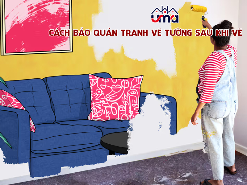 cach-bao-quan-tranh-ve-tuong-sau-khi-ve