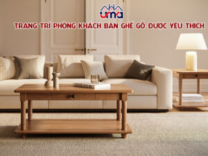 trang-tri-phong-khach-ban-ghe-go-duoc-yeu-thich